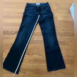 Paige Skyline Boot Dark Blue Jeans